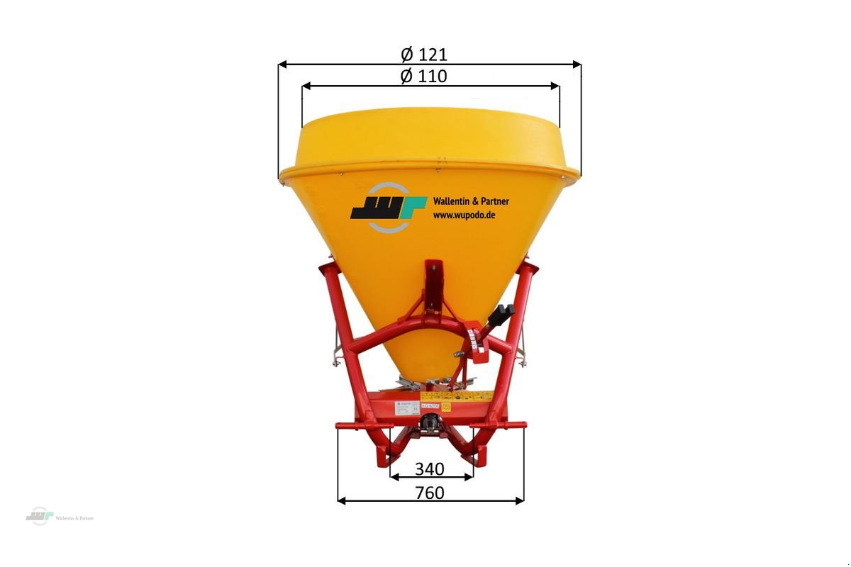 Düngerstreuer van het type Sonstige Düngerstreuer 650 Liter ab 35 PS, Neumaschine in Wesenberg (Foto 3)