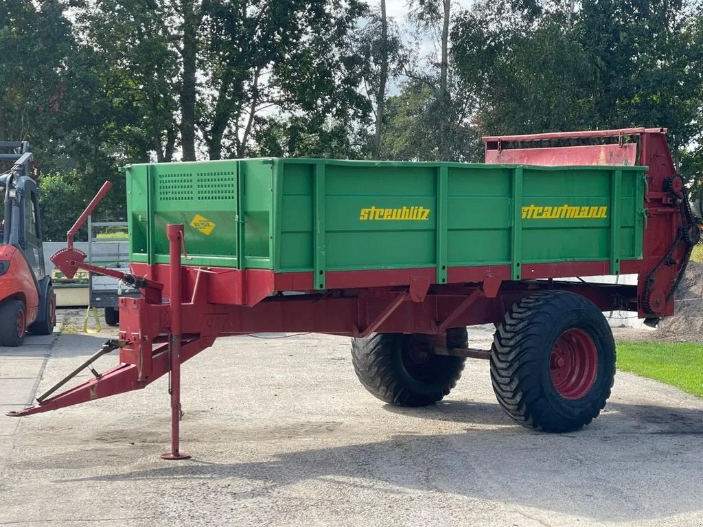 Düngerstreuer des Typs Strautmann Streublitz Mestwagen Platte kar, Gebrauchtmaschine in Ruinerwold (Bild 9)