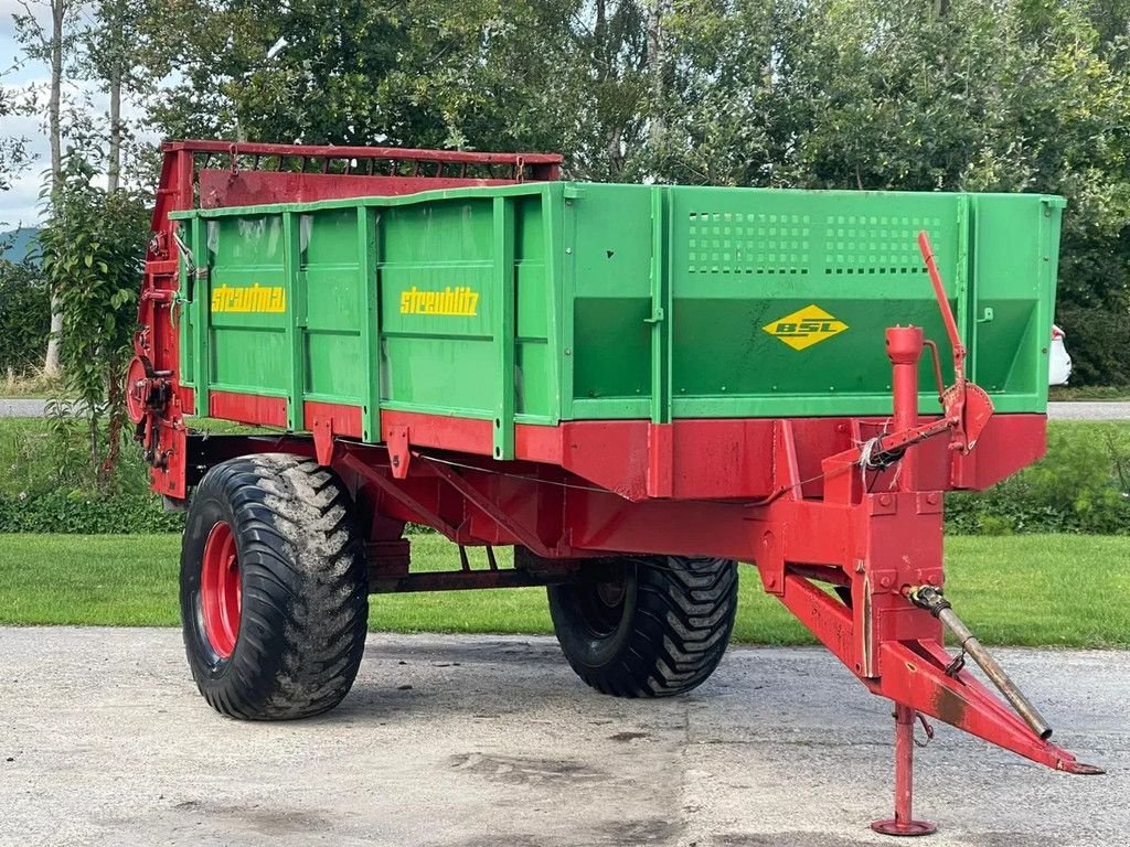 Düngerstreuer del tipo Strautmann Streublitz Mestwagen Platte kar, Gebrauchtmaschine en Ruinerwold (Imagen 3)