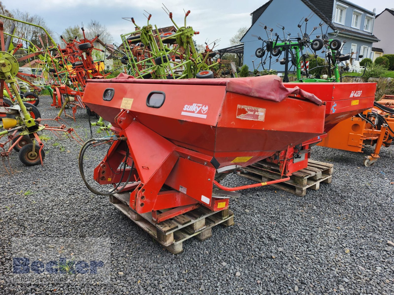 Düngerstreuer van het type Sulky DPX 1505, Gebrauchtmaschine in Weimar-Niederwalgern (Foto 1)