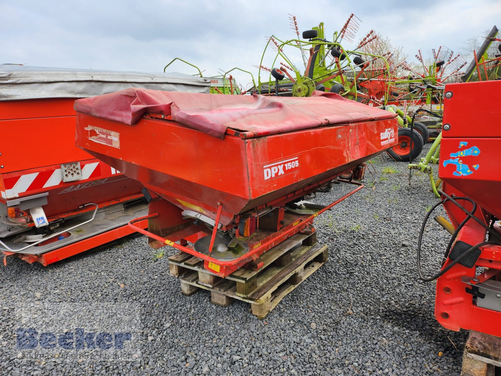 Düngerstreuer van het type Sulky DPX 1505, Gebrauchtmaschine in Weimar-Niederwalgern (Foto 4)