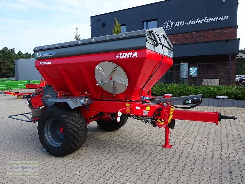 Düngerstreuer van het type Unia Einachsgroßflächenstreuer RCW 45 (4,5 dm³), inkl. hydr. Abdeckplane, NEU, Neumaschine in Itterbeck (Foto 3)