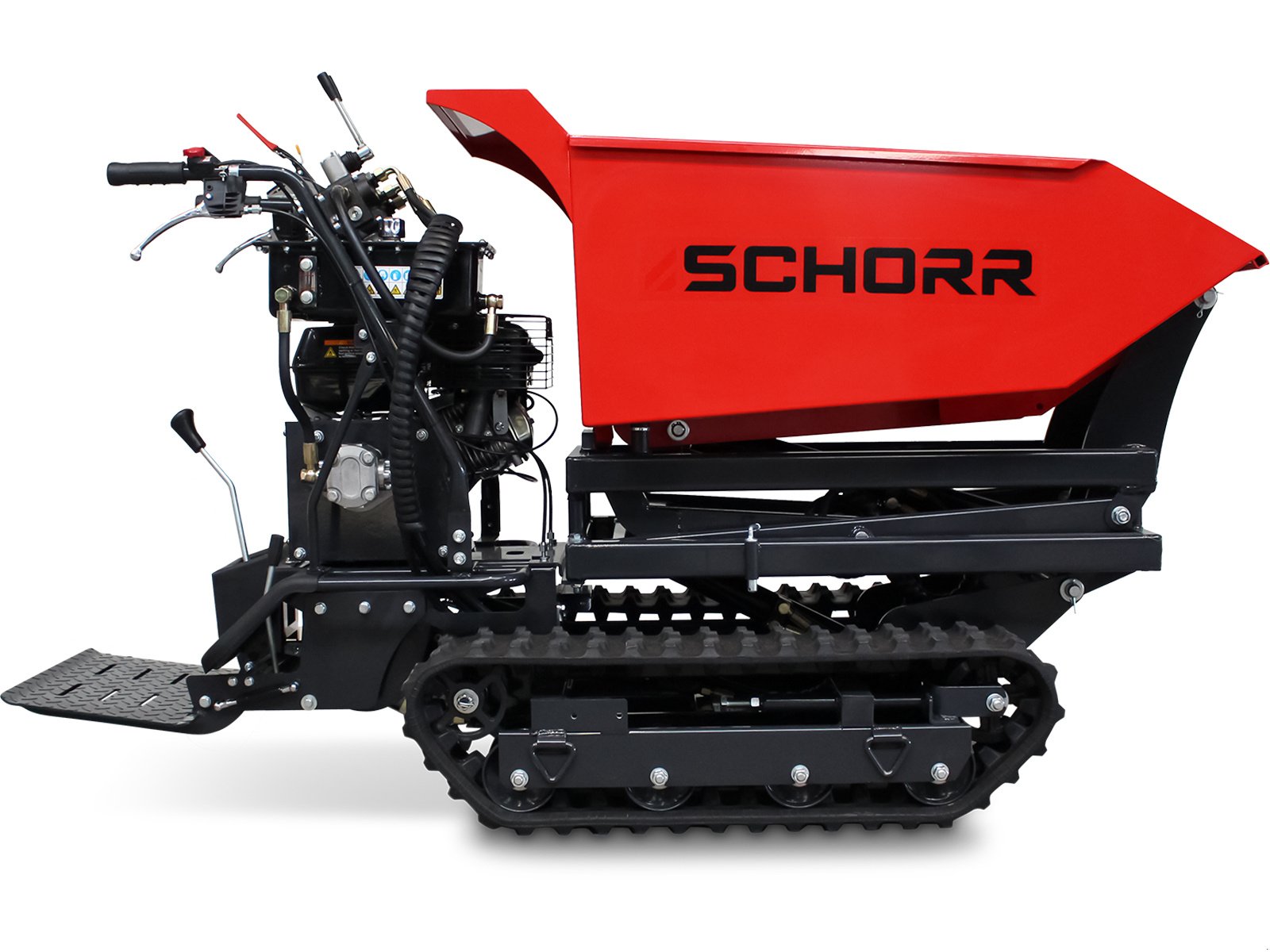 Dumper Türe ait Schorr Minidumper RR500DHKAH PRO [Hochkipper] 500kg PRO Raupendumper Mulde Benzindumper Dumper, Neumaschine içinde Schüttorf (resim 4)