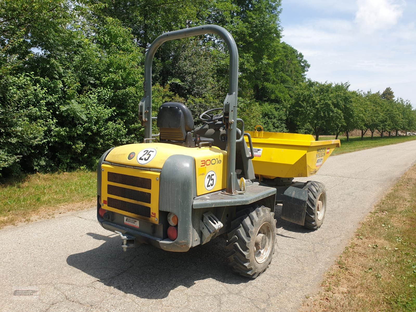 Dumper Türe ait Wacker Neuson 3001, Gebrauchtmaschine içinde Deutsch - Goritz (resim 9)