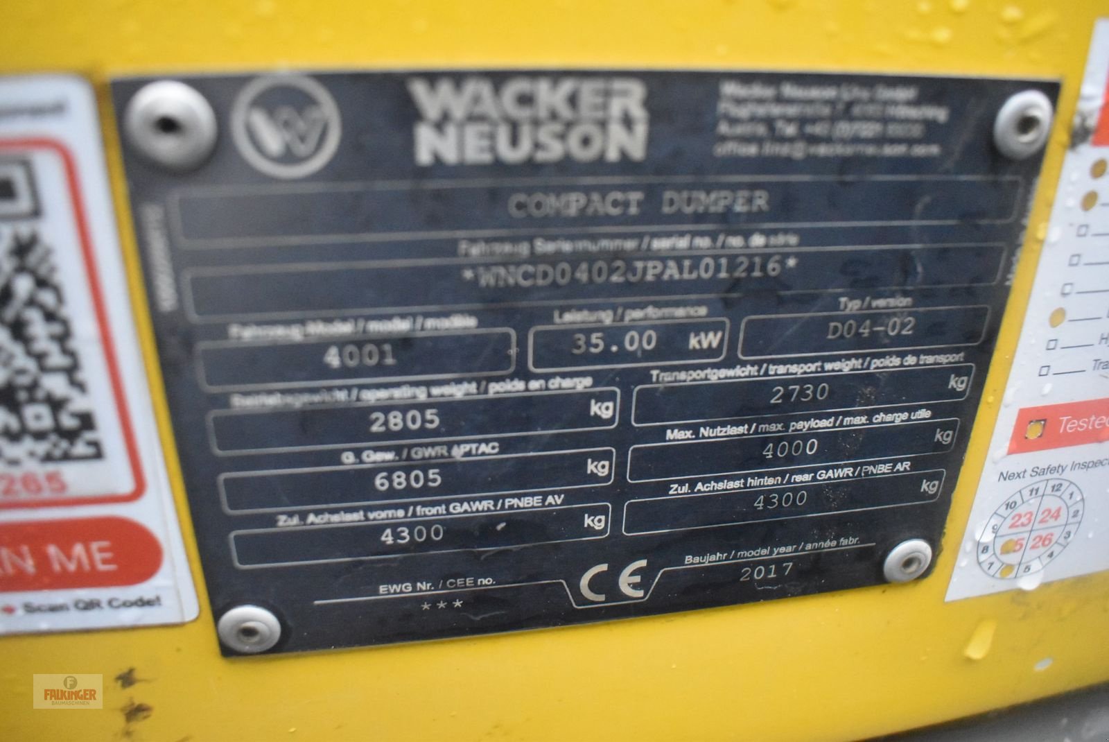 Dumper tip Wacker Neuson Neuson 4001, Gebrauchtmaschine in Putzleinsdorf (Poză 12)