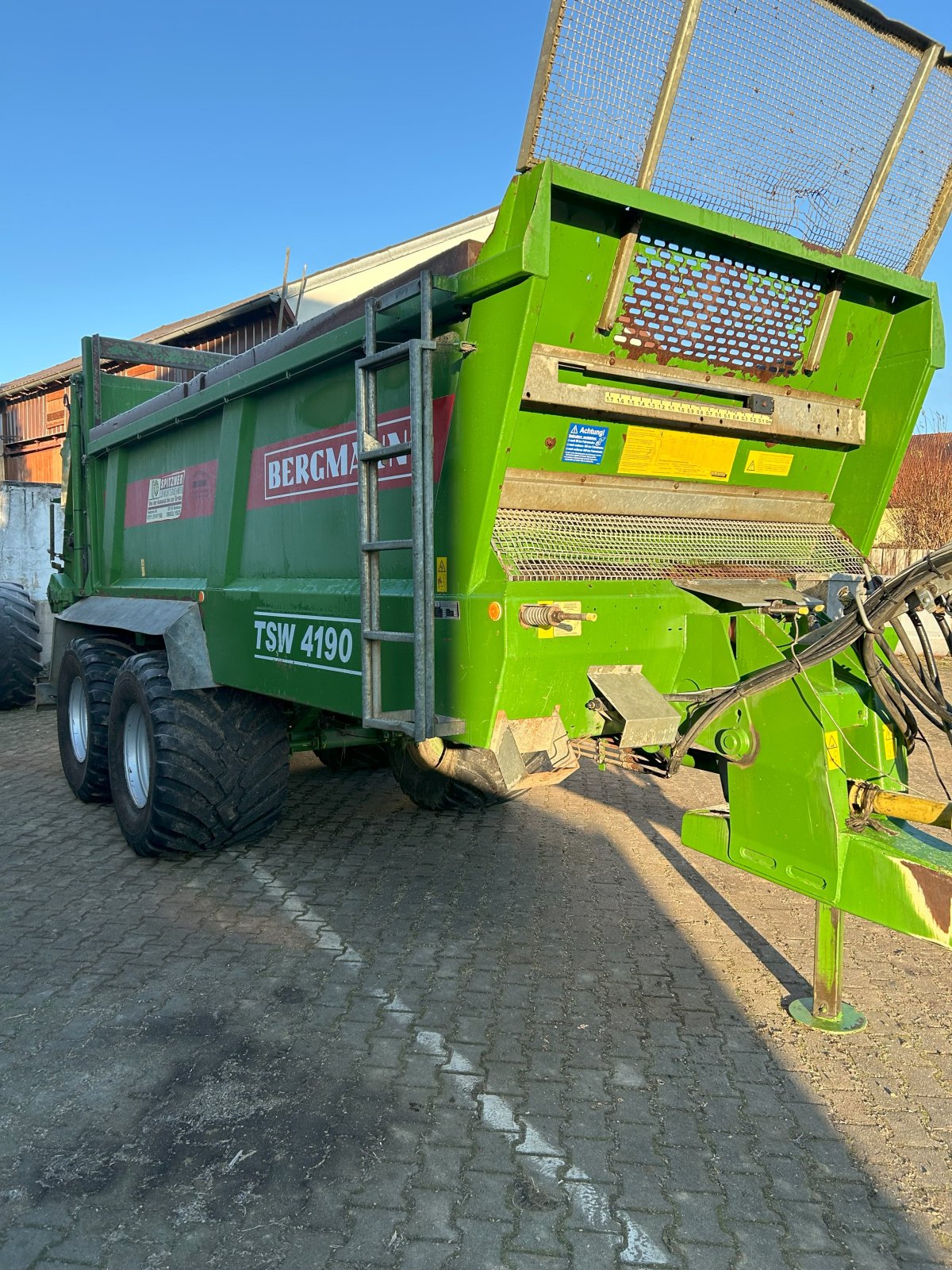 Dungstreuer des Typs Bergmann TSW 4190, Gebrauchtmaschine in Waidhaus (Bild 2)