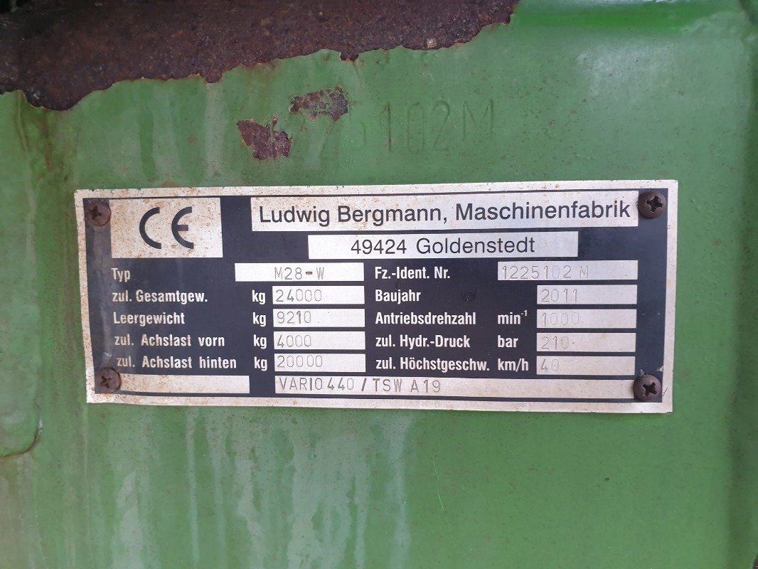 Dungstreuer del tipo Bergmann VARIO 440 / TSW A 19, Gebrauchtmaschine en Sittensen (Imagen 13)