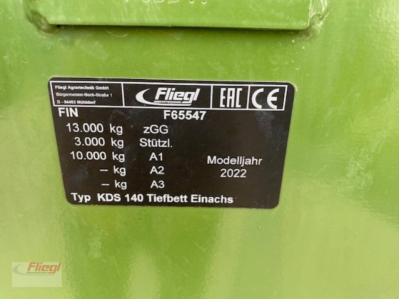 Dungstreuer typu Fliegl KDS 140 Muckcontrol, Gebrauchtmaschine v Mühldorf (Obrázek 11)