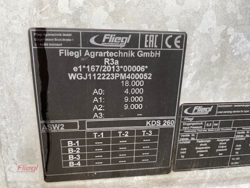 Dungstreuer του τύπου Fliegl KDS 260 Muckcontrol, Gebrauchtmaschine σε Mühldorf (Φωτογραφία 2)