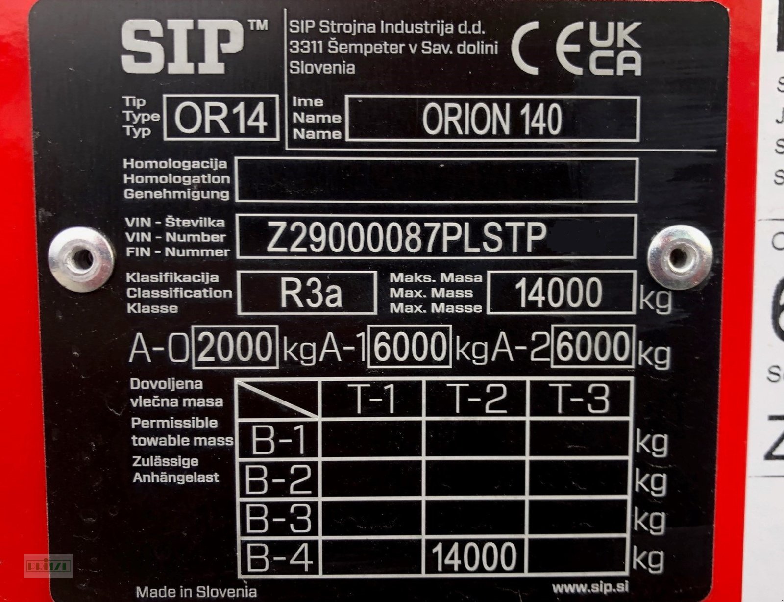 Dungstreuer типа SIP Orion 140 Robust, Neumaschine в Bruckmühl (Фотография 6)