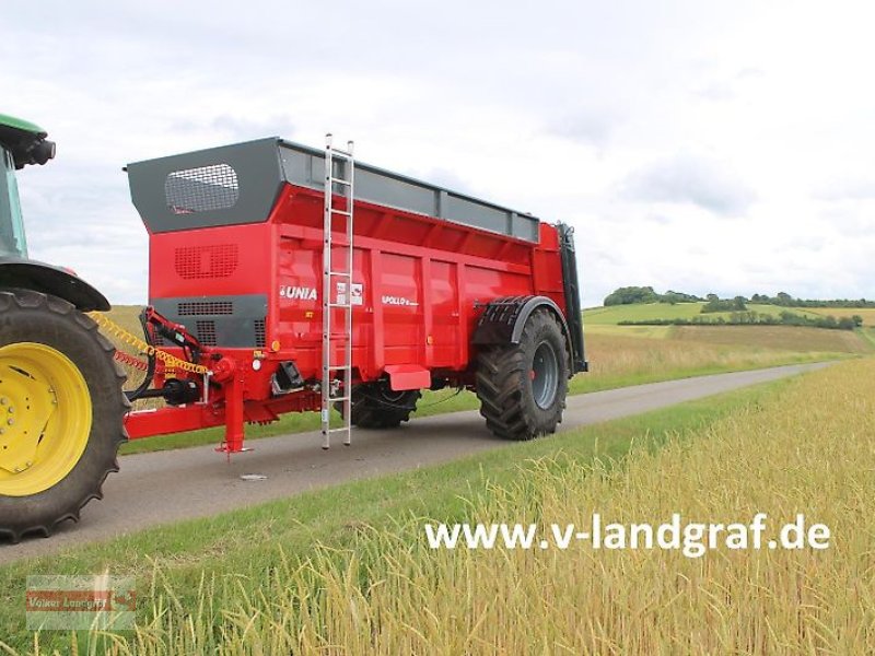 Dungstreuer van het type Unia Apollo 16 Premium, Neumaschine in Ostheim/Rhön