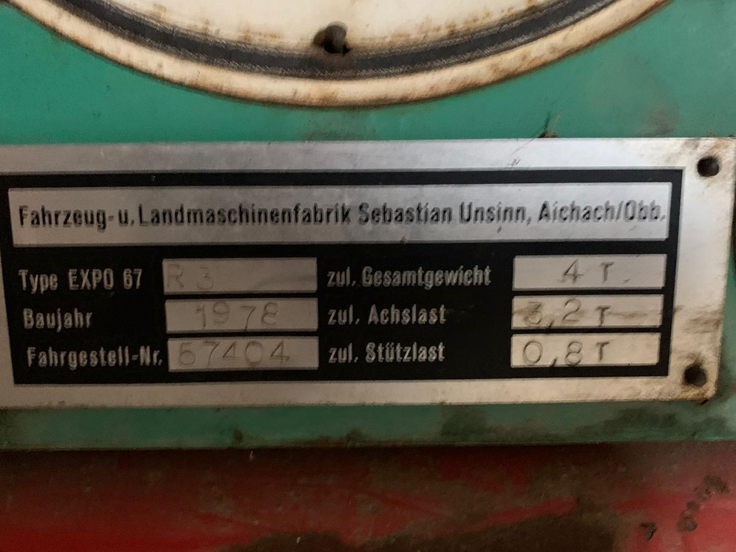 Dungstreuer του τύπου Unsinn Expo 67, Gebrauchtmaschine σε Geisenfeld (Φωτογραφία 3)