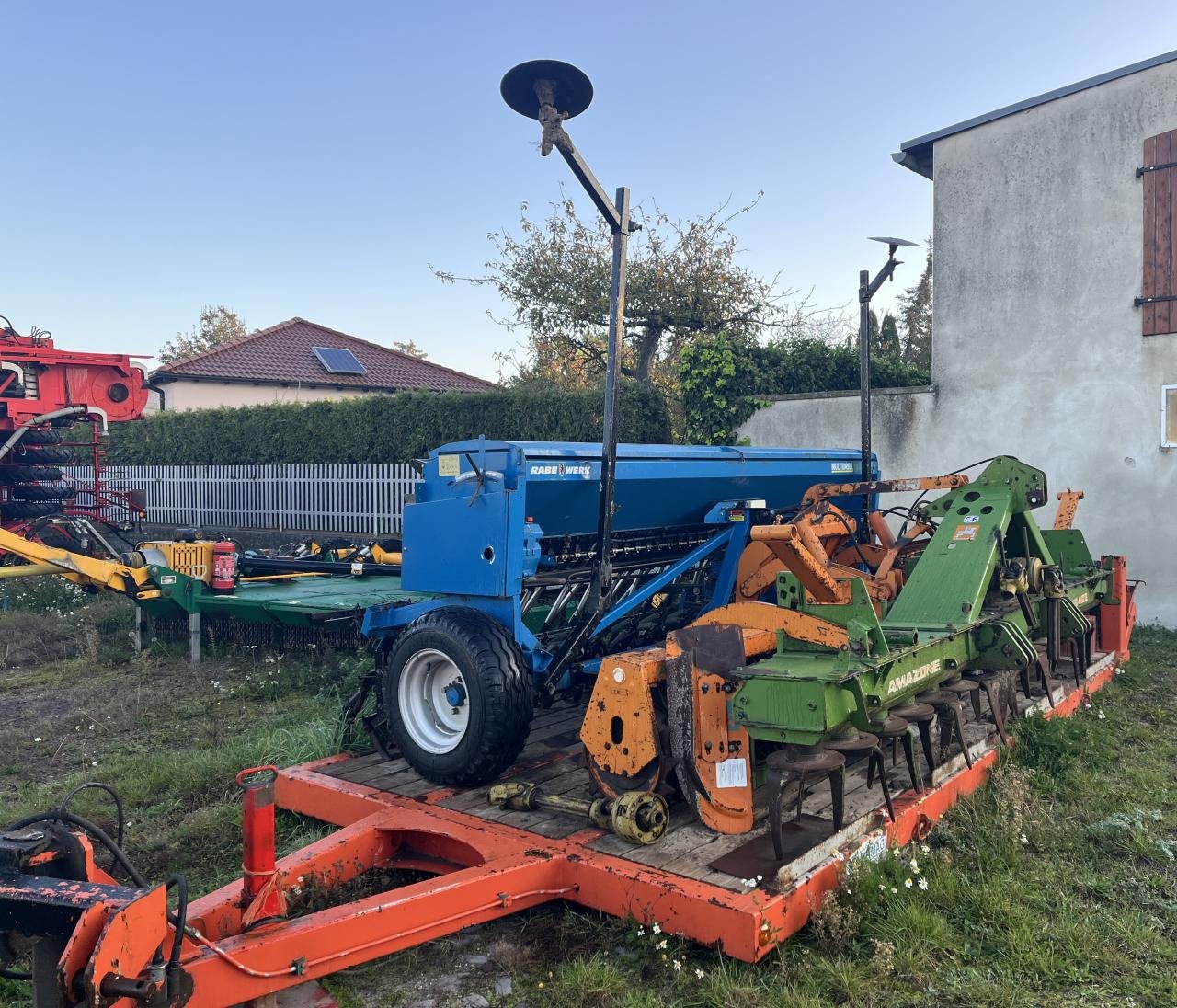 Egge du type Amazone KG 402, Transportwagen, Rabe Multidrill M 400, Gebrauchtmaschine en Könnern (Photo 13)