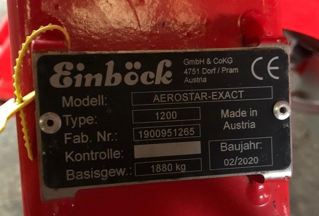 Egge типа Einböck Aerostar-Exact 1200, Gebrauchtmaschine в Horsens (Фотография 6)