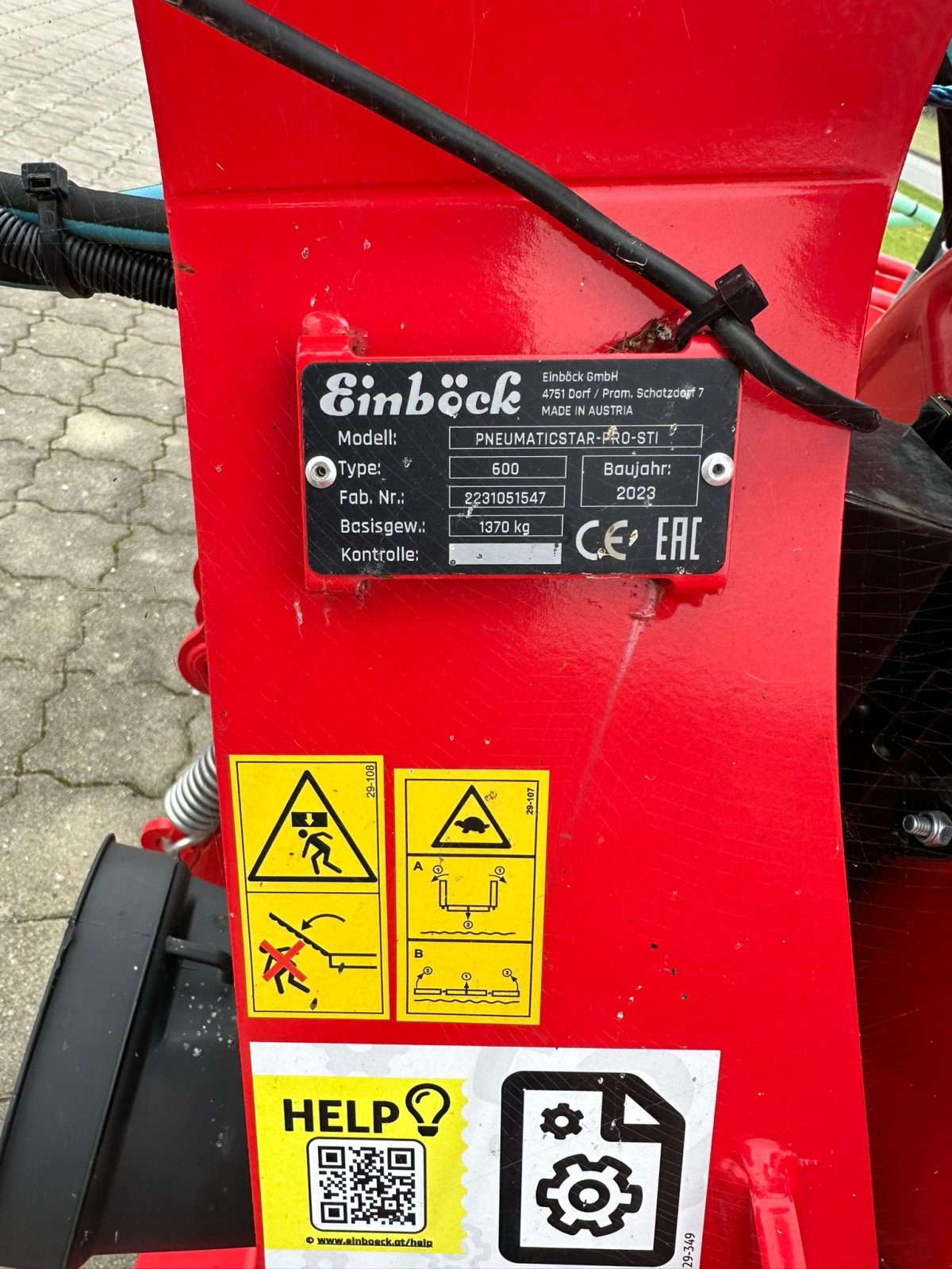 Egge del tipo Einböck Pneumaticstar PRO 600 STI, Neumaschine en Wanderup (Imagen 6)