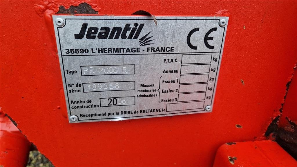 Einstreutechnik του τύπου Jeantil PR2000, Gebrauchtmaschine σε Viborg (Φωτογραφία 3)