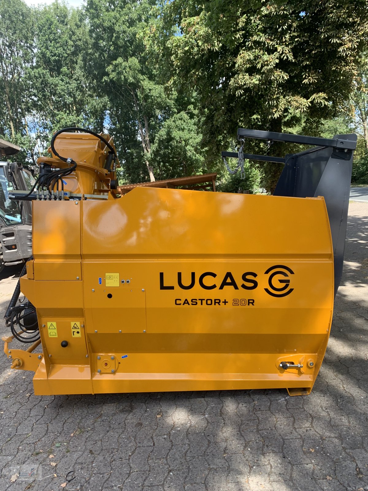 Einstreutechnik del tipo Lucas Castor 20, Neumaschine en Königsmoor (Imagen 3)