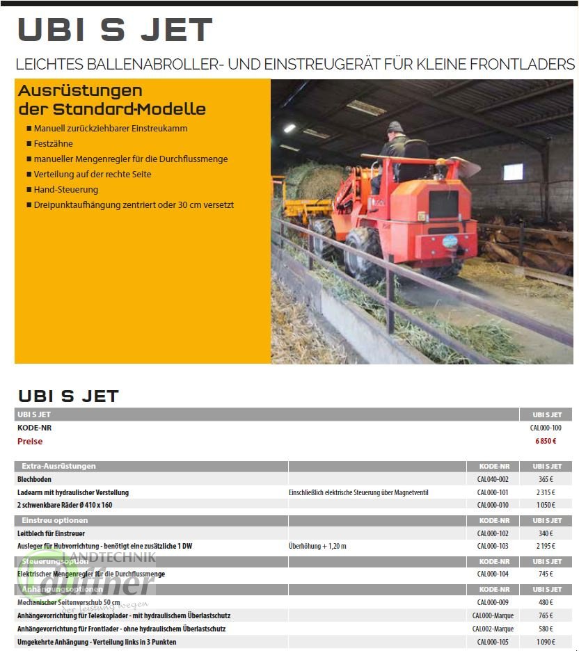 Einstreutechnik van het type Lucas UBI S JET Euro Aufnahme, Neumaschine in Hohentengen (Foto 14)