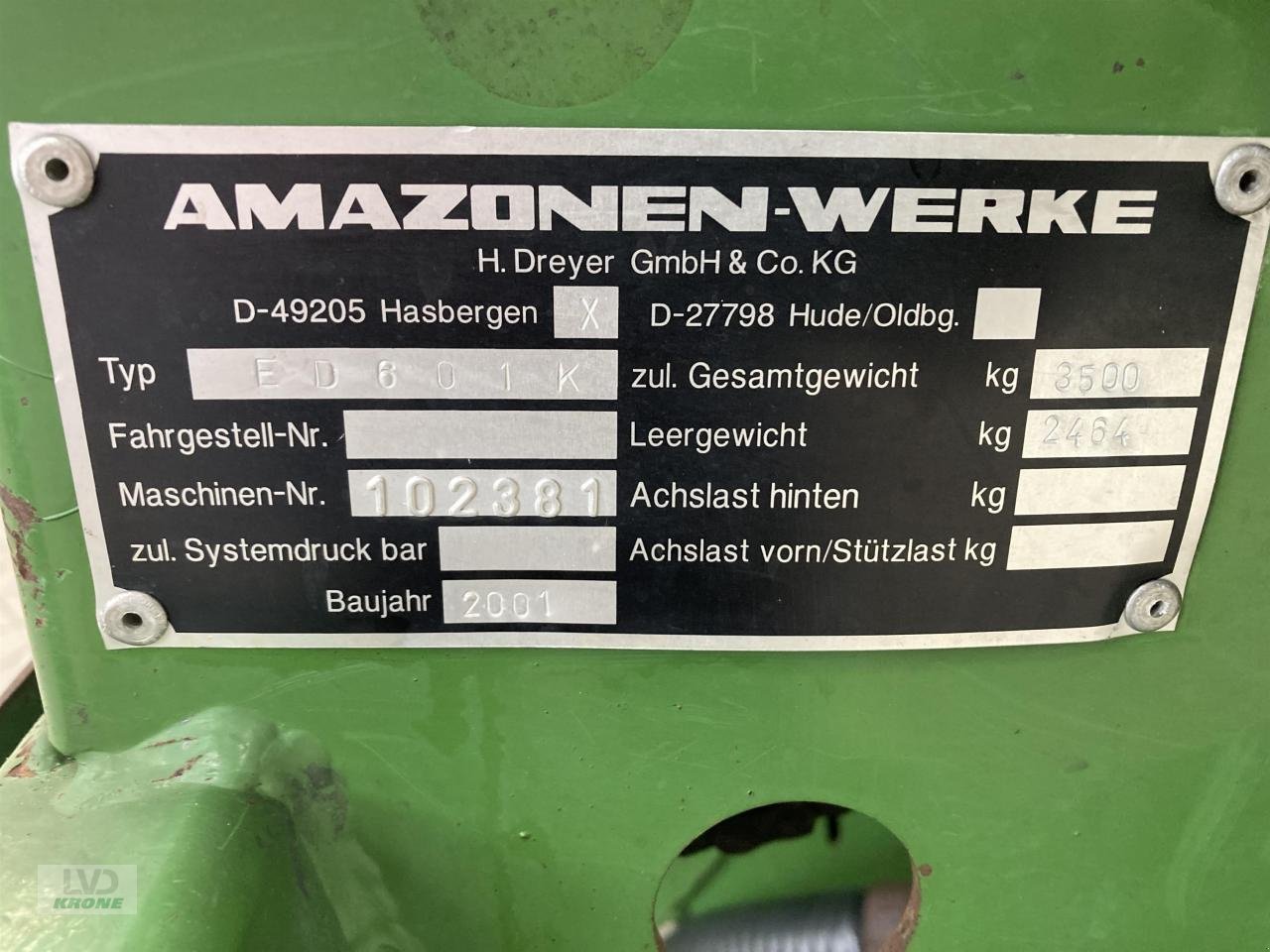 Einzelkornsägerät typu Amazone ED 601 K, Gebrauchtmaschine v Spelle (Obrázok 10)