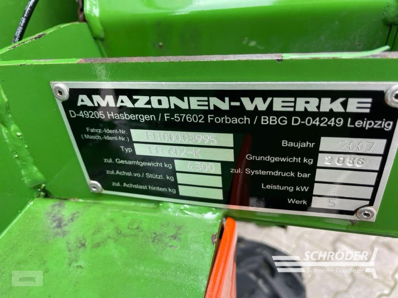 Einzelkornsägerät typu Amazone ED 602-K CLASSIC PROFI, Gebrauchtmaschine v Wildeshausen (Obrázok 9)