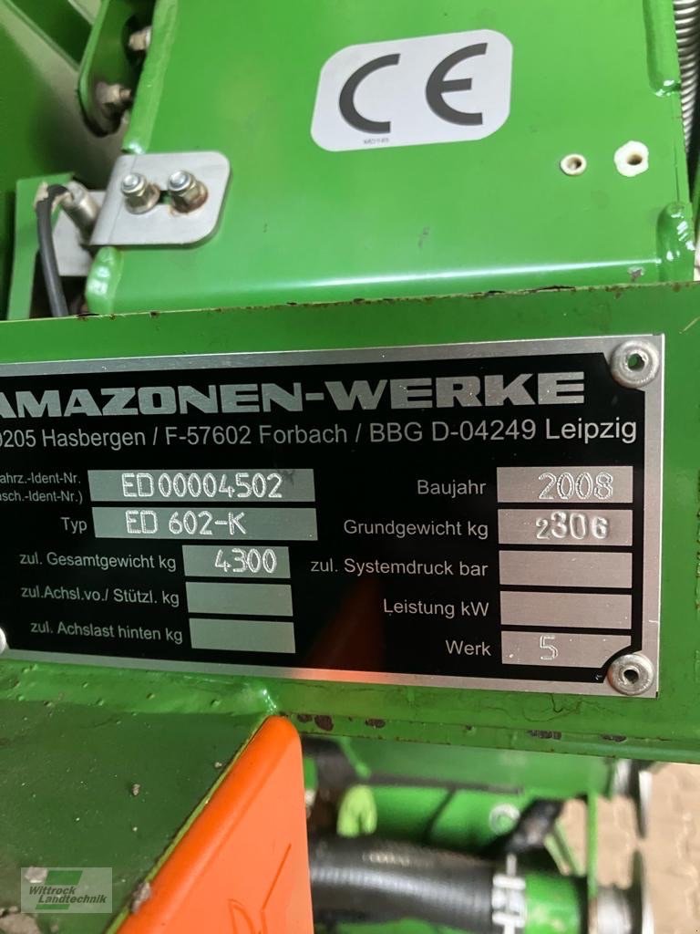 Einzelkornsägerät a típus Amazone ED 602 K Pofi, Gebrauchtmaschine ekkor: Rhede / Brual (Kép 3)