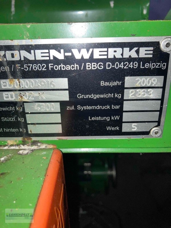 Einzelkornsägerät typu Amazone ED 602-K, Gebrauchtmaschine v Aurich (Obrázok 14)