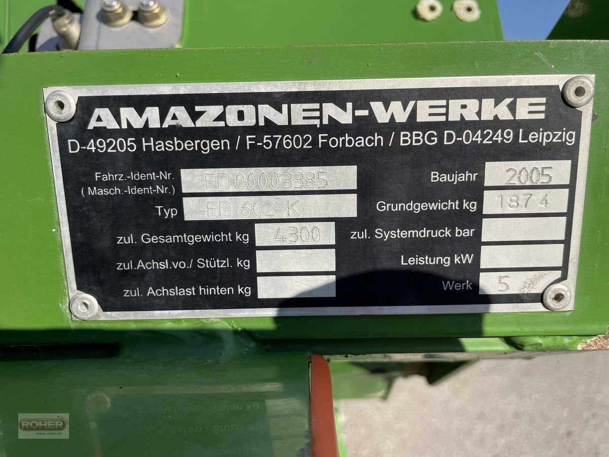 Einzelkornsägerät Türe ait Amazone ED602-K, Gebrauchtmaschine içinde Wieselburg Land (resim 13)