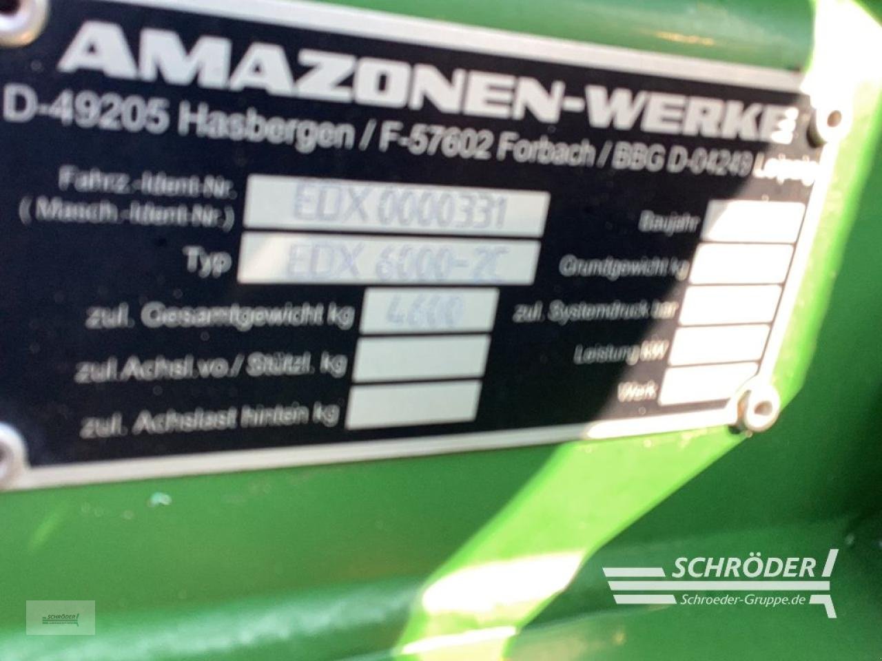 Einzelkornsägerät del tipo Amazone EDX 6000-2C, Gebrauchtmaschine In Lastrup (Immagine 8)