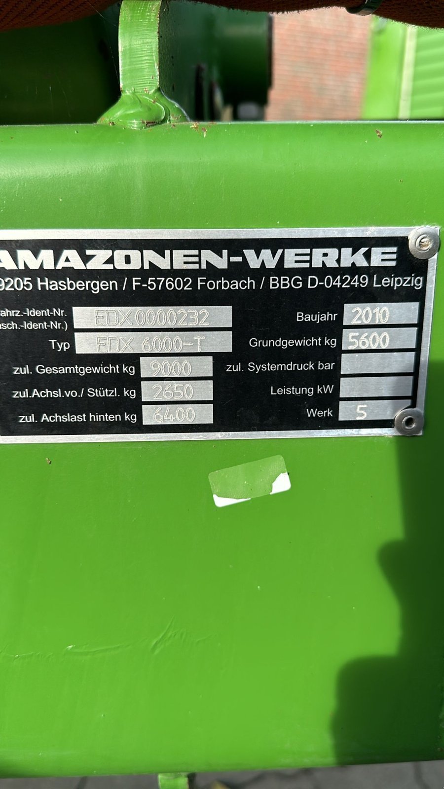 Einzelkornsägerät tip Amazone EDX 6000T, Gebrauchtmaschine in Husum (Poză 16)