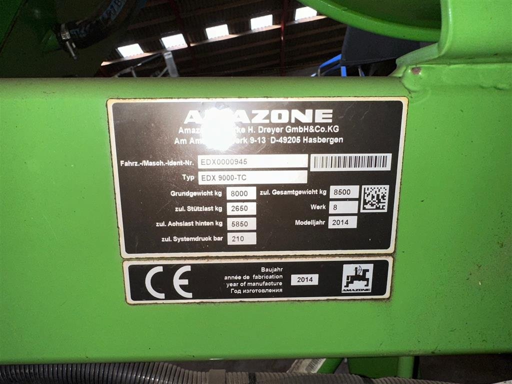 Einzelkornsägerät typu Amazone EDX 9000 TC Med sektionskontrol, Gebrauchtmaschine v Aabenraa (Obrázek 4)