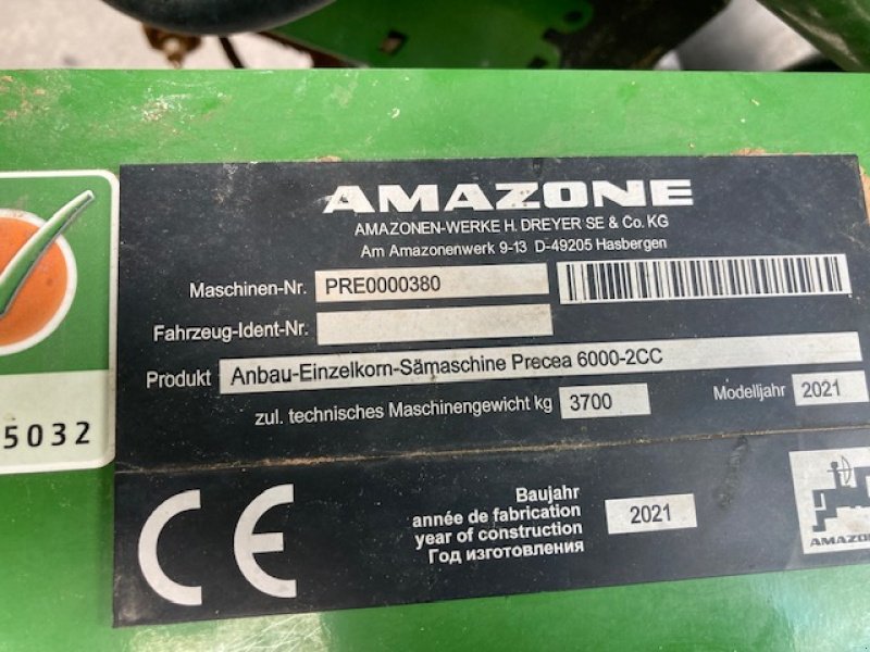 Einzelkornsägerät от тип Amazone Precea 8002, Gebrauchtmaschine в Bebra (Снимка 11)