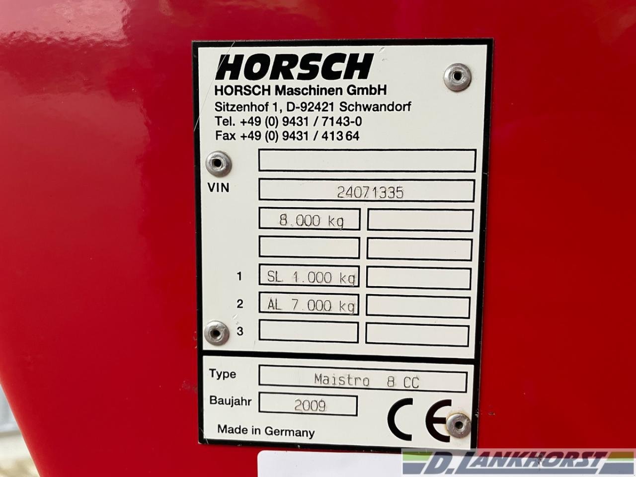 Einzelkornsägerät του τύπου Horsch Maistro 8 CC, Gebrauchtmaschine σε Neuenhaus (Φωτογραφία 20)