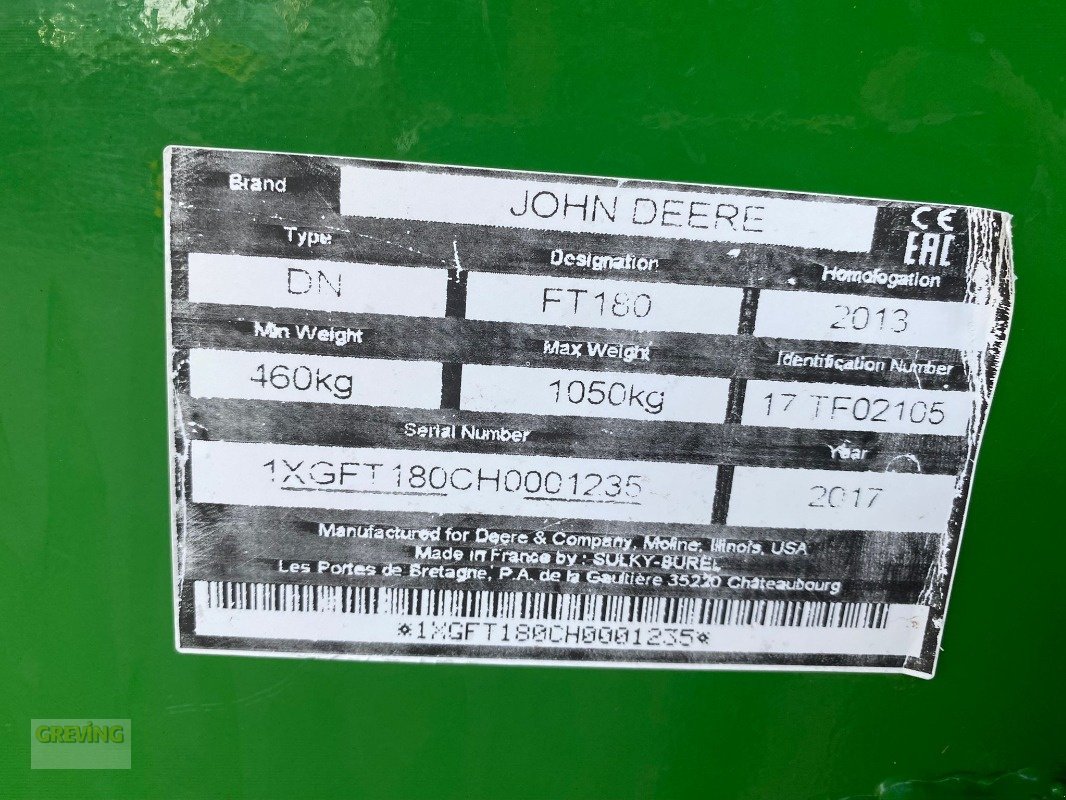 Einzelkornsägerät des Typs John Deere 1725NT+FT180, Gebrauchtmaschine in Ahaus (Bild 20)