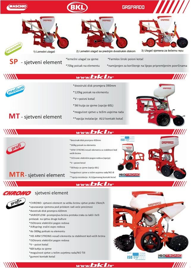 Einzelkornsägerät del tipo Maschio Gaspardo MT 4R FERT, Neumaschine In Rovisce (Immagine 14)