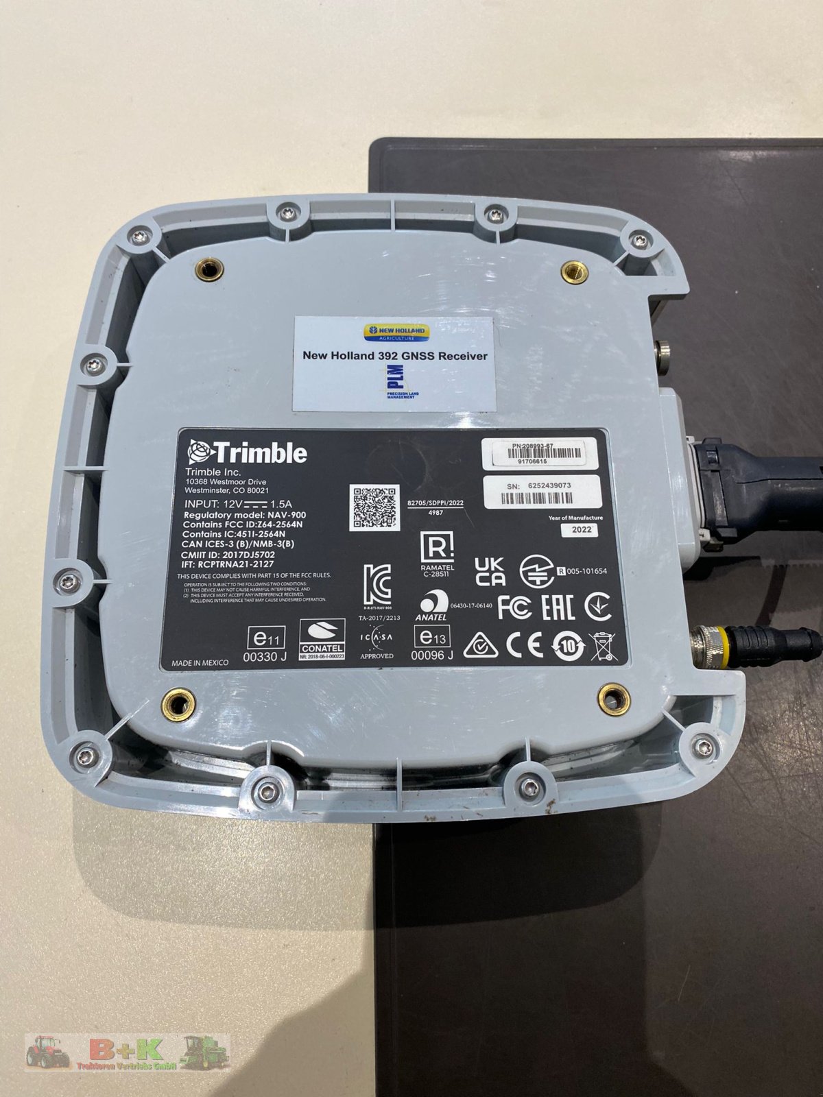 elektronische Zusatzgeräte typu New Holland Antenne 392 mit NavController RTK freigeschaltet, Gebrauchtmaschine v Kettenkamp (Obrázek 7)