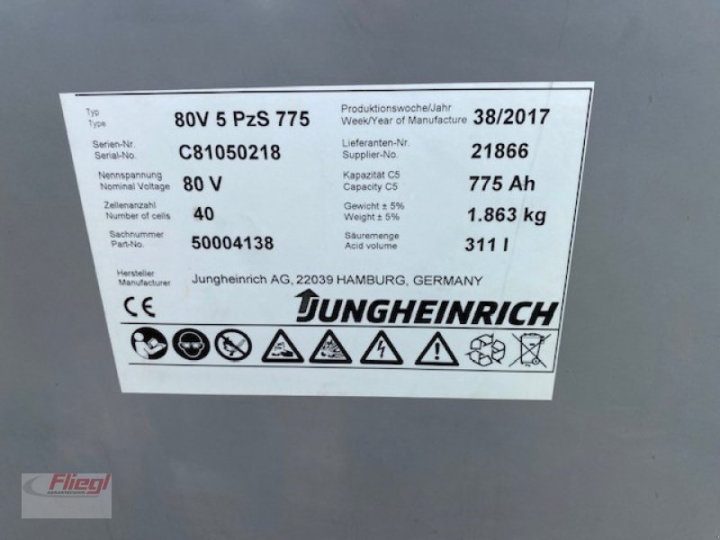 Elektrostapler typu Jungheinrich EFG S30, Gebrauchtmaschine w Mühldorf (Zdjęcie 14)