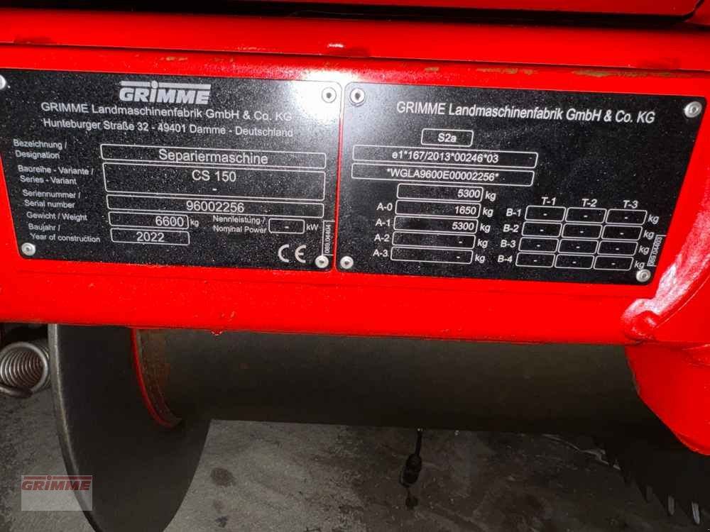 Entsteiner & Beetseparierer tipa Grimme CS 150 CombiStar XL, Gebrauchtmaschine u Rødkærsbro (Slika 11)