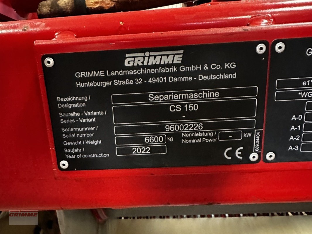 Entsteiner & Beetseparierer typu Grimme CS-150 CombiStar XL, Gebrauchtmaschine v Rødkærsbro (Obrázek 6)