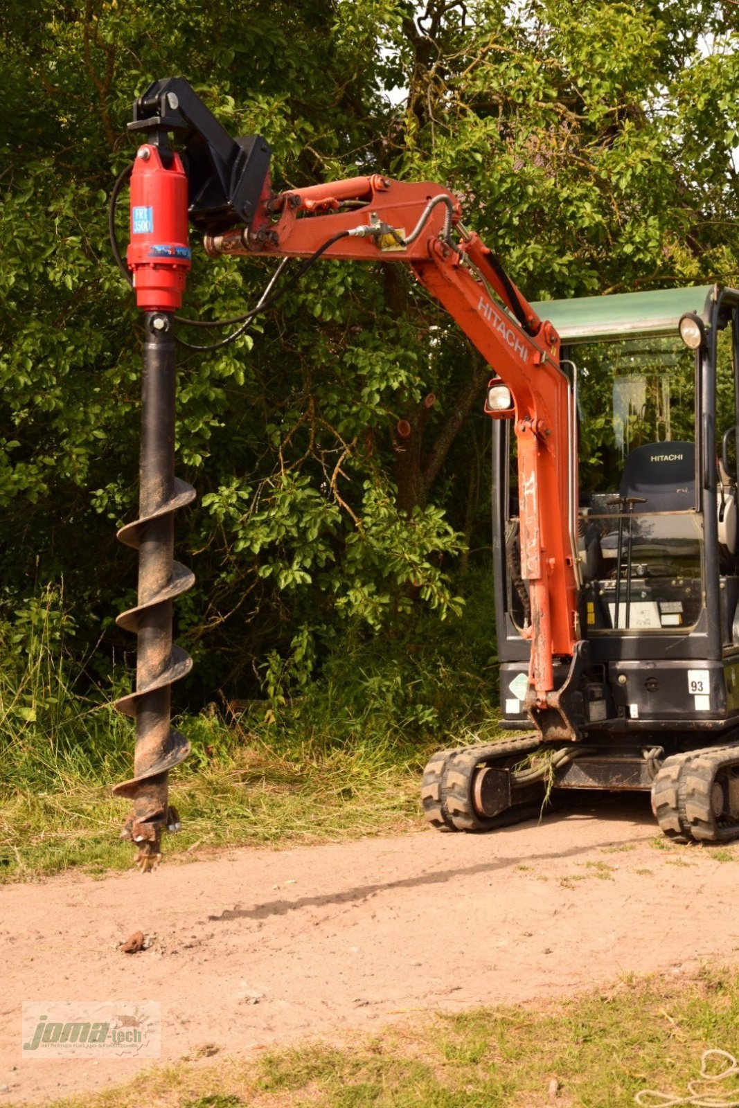 Erdbohrer für Bagger Türe ait Joma-Tech Bohrantrieb für Erdbohrer / Bohrschnecke Minibagger, Neumaschine içinde Willebadessen (resim 1)