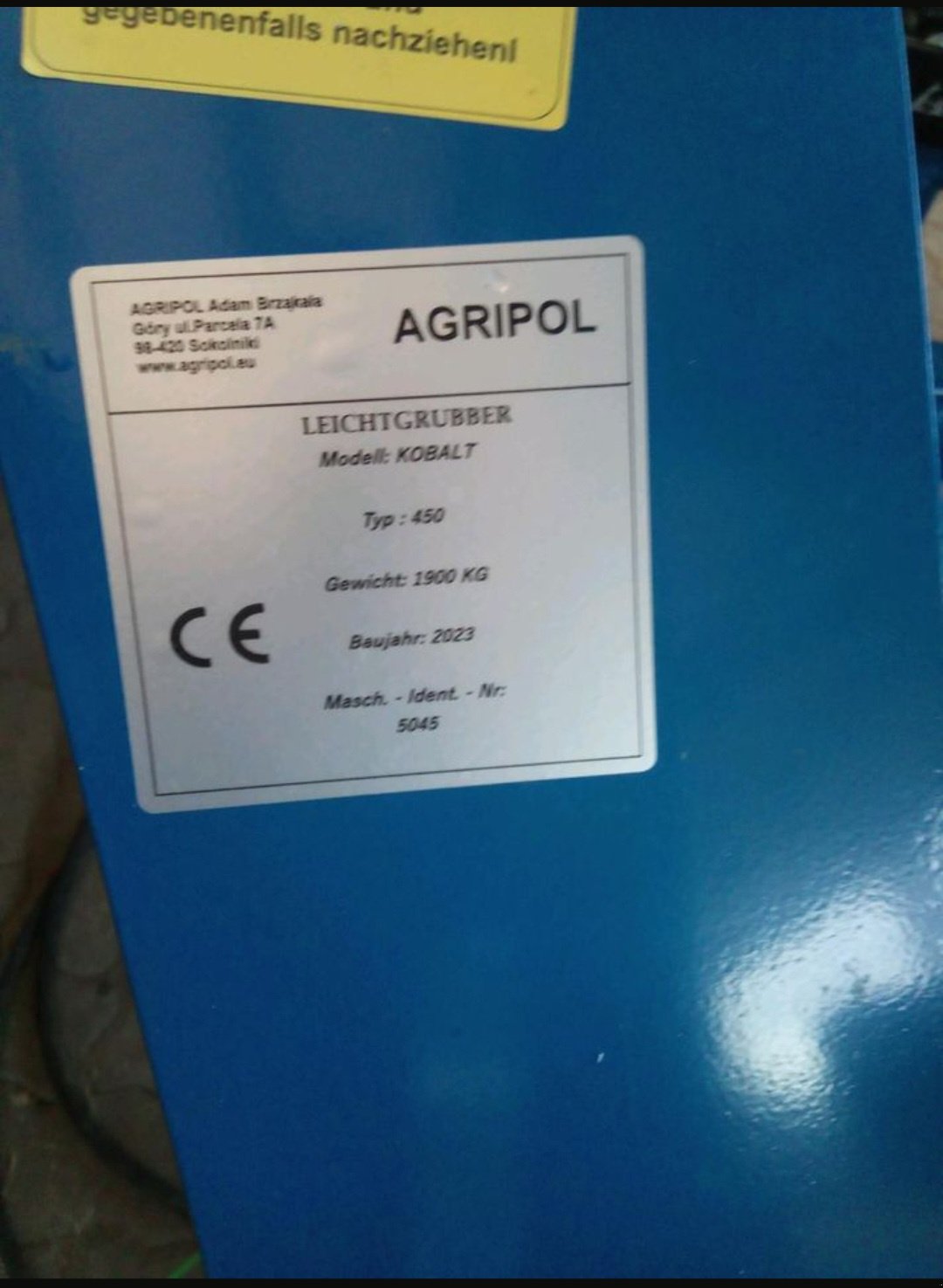 Federzinkengrubber del tipo Agripol Kobalt 5m, Gebrauchtmaschine In Dietfurt (Immagine 3)