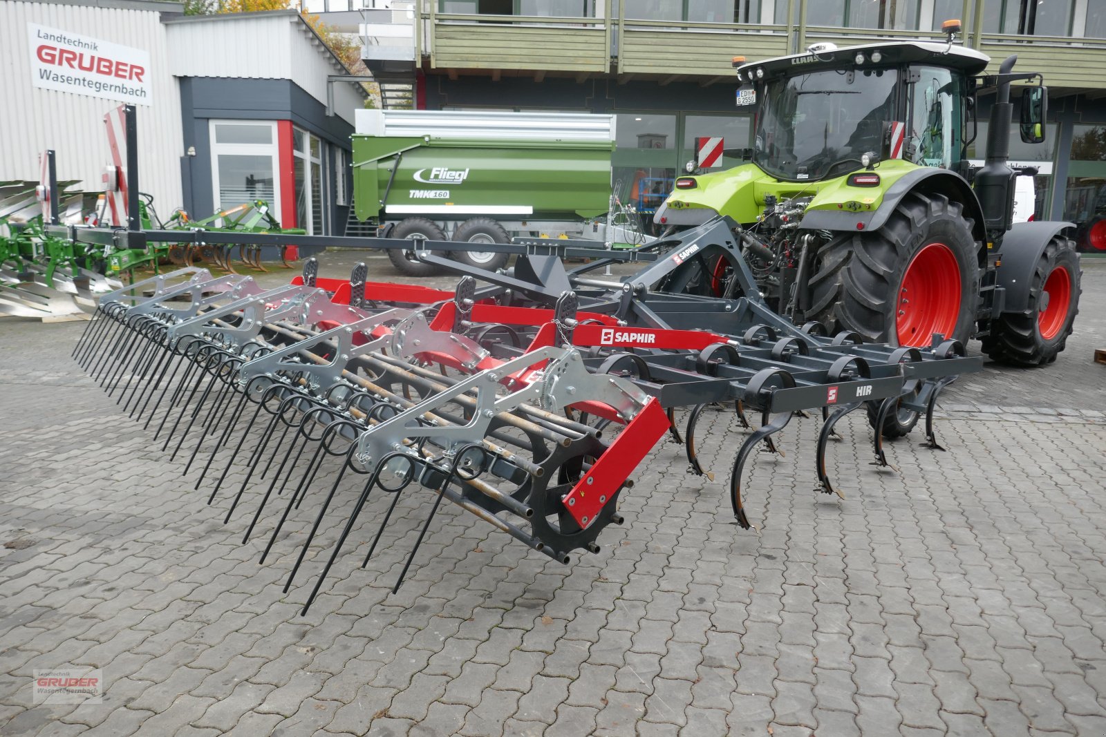 Federzinkengrubber del tipo Saphir Großfederzinkenegge AllStar Longline 501 -  eingesetzt, Neumaschine en Dorfen (Imagen 5)