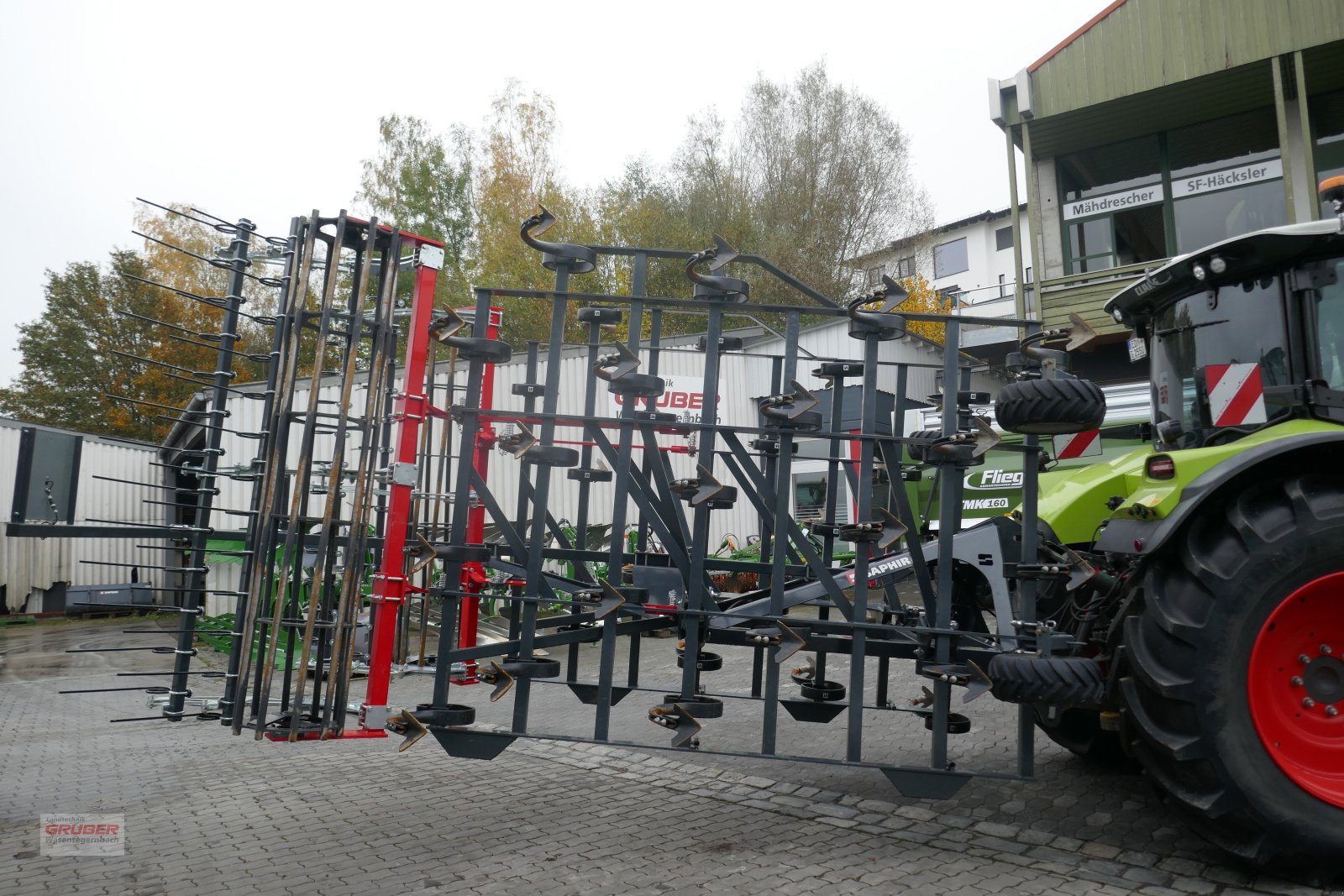 Federzinkengrubber typu Saphir Großfederzinkenegge AllStar Longline 501 -  eingesetzt, Neumaschine v Dorfen (Obrázek 12)