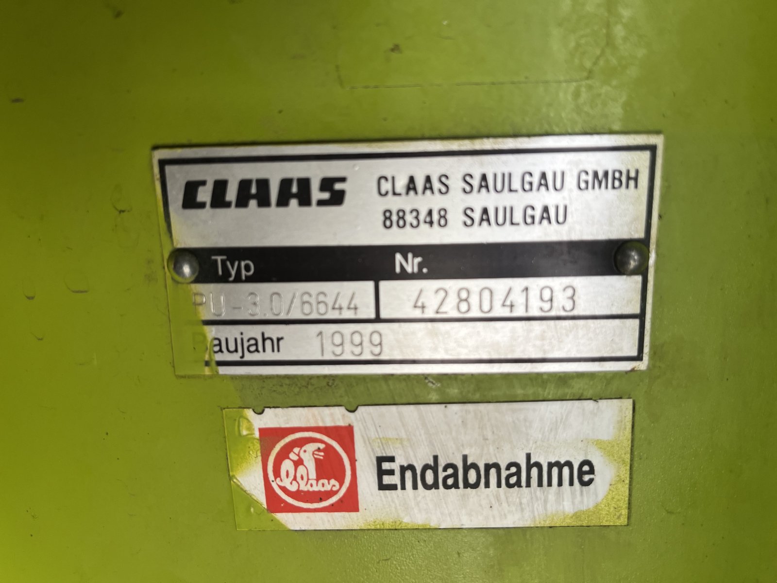 Feldhäcksler Pick-up типа CLAAS PU 300 HD, Gebrauchtmaschine в Dasing (Фотография 4)