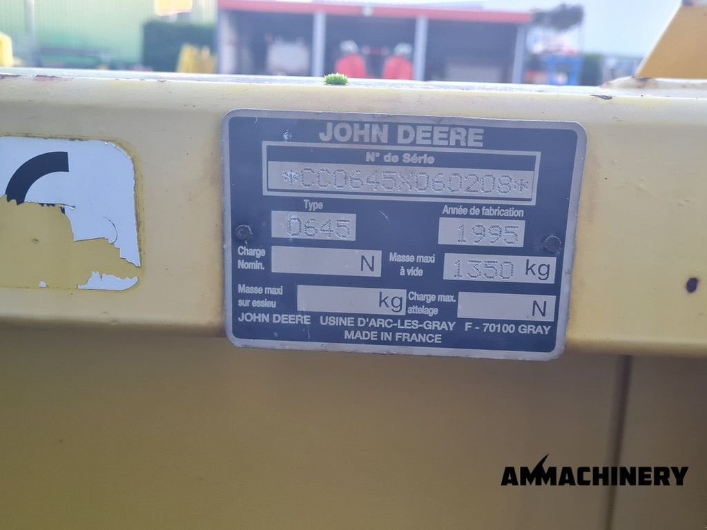 Feldhäcksler Pick-up Türe ait John Deere 645, Gebrauchtmaschine içinde Horst (resim 11)