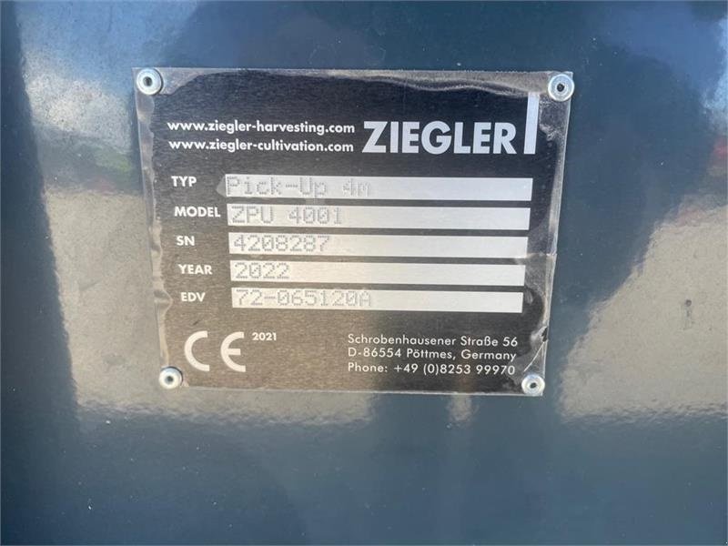 Feldhäcksler Pick-up typu Sonstige Ziegler ZPU 4001, Gebrauchtmaschine v Ribe (Obrázok 5)