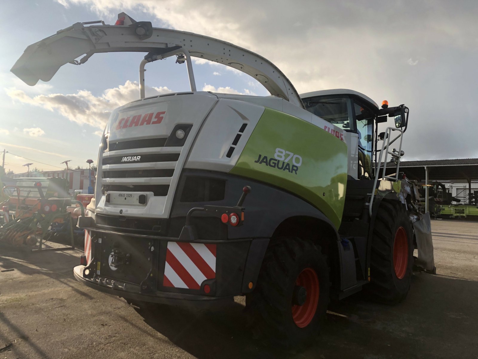 Feldhäcksler typu CLAAS ENSILEUSE JAGUAR 870, Gebrauchtmaschine w BLENDECQUES (Zdjęcie 5)