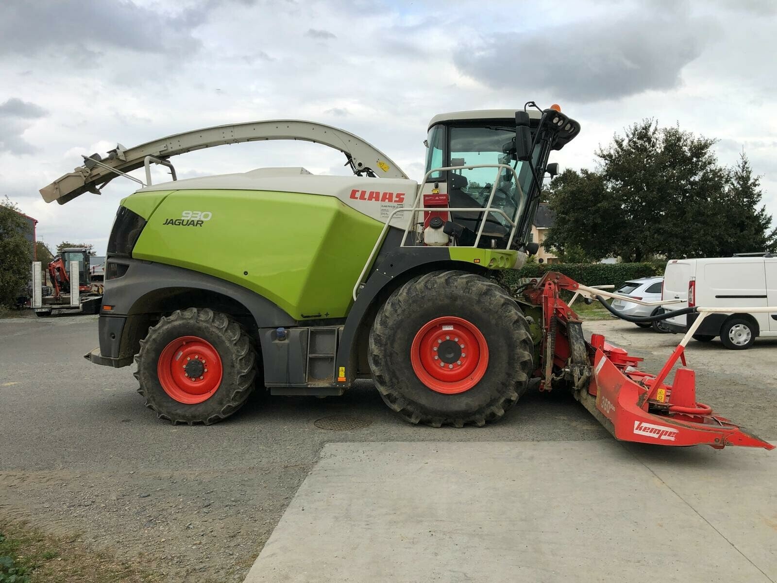 Feldhäcksler del tipo CLAAS ENSILEUSE JAGUAR 930, Gebrauchtmaschine en ST CLEMENT DE LA PLACE (Imagen 7)