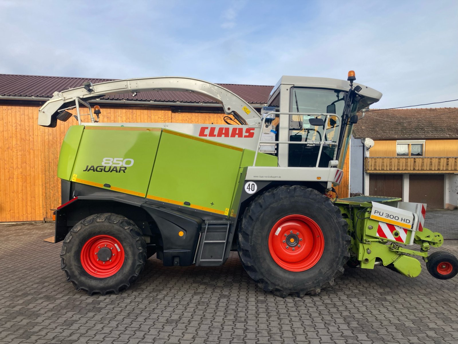 Feldhäcksler du type CLAAS Jaguar 850 Speedstar, Gebrauchtmaschine en Eschlkam (Photo 4)