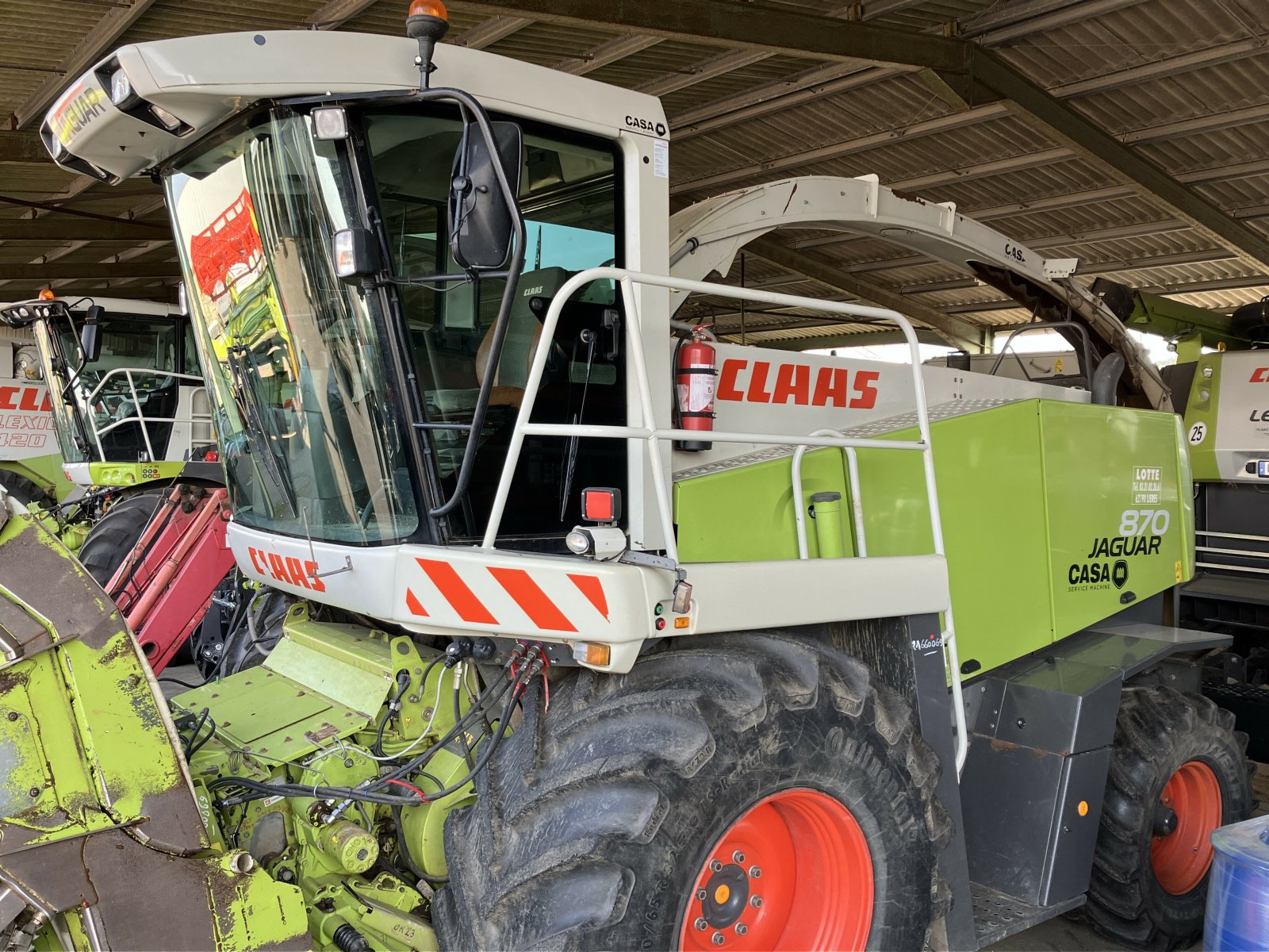 Feldhäcksler typu CLAAS JAGUAR 870 2RM, Gebrauchtmaschine w BLENDECQUES (Zdjęcie 7)