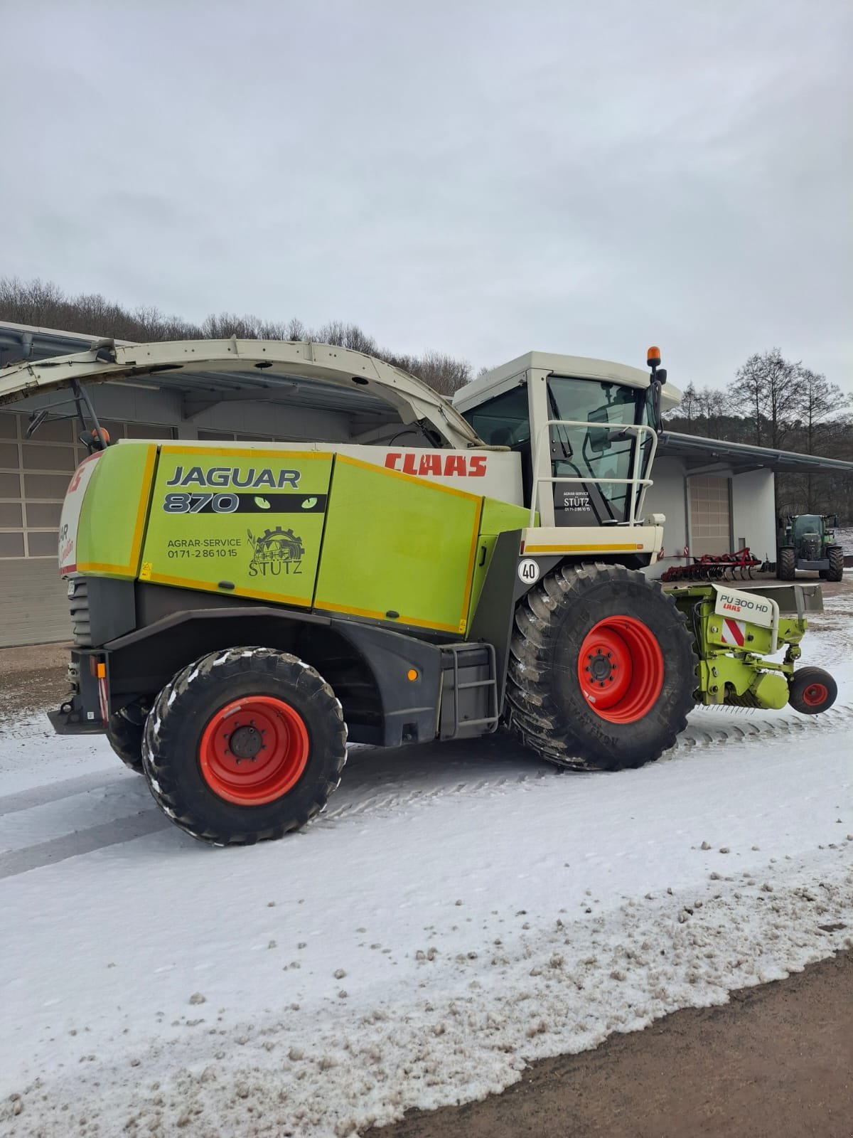 Feldhäcksler des Typs CLAAS Jaguar 870 Speedstar, Gebrauchtmaschine in Schlüsselfeld (Bild 2)